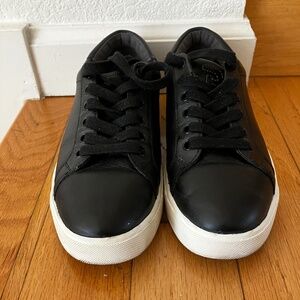 Sam Edelman leather black sneakers, size 8